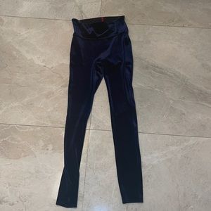 Spanx velvet leggings